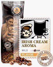 Aroma-Kaffee Irish Whiskey & Cream 1000g Bohnen - 1
