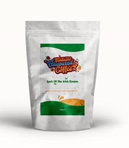 Aromatisierter Gerösteter Gemahlener Kaffee, Fantastic Flavoured Coffee Co, Geeignet Für Alle Kaffeemaschinen, 227g, Gemahlener Kaffee, Geeignet Für Vegetarier & Veganer. (Luck of the Irish , Nicht Alkoholisch) - 1