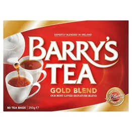 Barrys Tea Gold Blend Tea Bags (80) - Packung mit 6 - 1