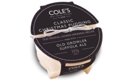 Cole's Classic Christmas Pudding in a Traditional Cotton Bag 227g - 1
