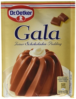 Dr. Oetker Gala Pudding-Pulver Schokolade, 10er Pack (10 x 3 x 0.5 l Beutel) - 1