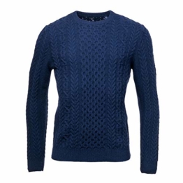 GANT Love Aran Mens Pullover Evening Blue XL - 1