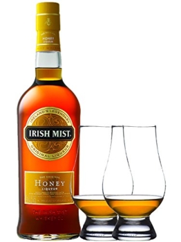 Irish Mist Whiskylikör 0,7 Liter + 2 Glencairn Gläser - 1