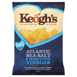 Keogh Atlantikmeersalz & Irish Cider Vinegar Kartoffelchips 125g - 1
