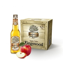 Kingswood Cider Apfelschaumwein Box (12 x 0.4 l) - 1