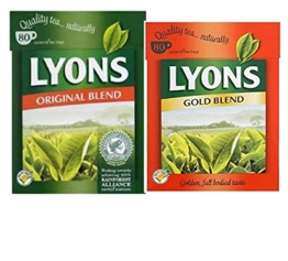 Lyons Original Irish Tea 80 Bags + Lyon Gold blind tea 80 - 1