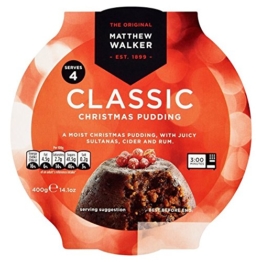 Matthew Walker Classic Christmas Pudding (1 x 400g) - Medium Size - 1
