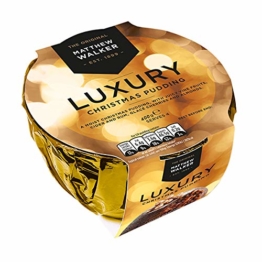 Matthew Walker Luxury Traditioneller britischer Weihnachtspudding (Christmas Pudding) 400g x 1 Medium Size - 1