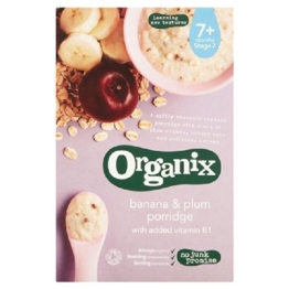 Organix Banana & Plum Porridge Stufe 2 200g - 1