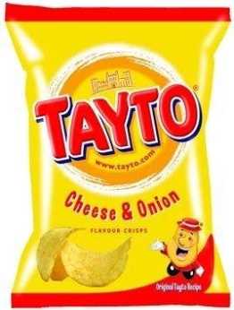 Tayto Irischer Käse Und Zwiebel -Chips - 6 Pack (6 X 25 G Beutel) - 1