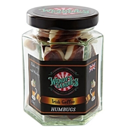 Wendy's Candies - Candy sweet - Handgefertigt Süßigkeiten "Humbugs" der englischen Spezialität - klassische Süßwaren revisited in diesem Irish Coffee Cocktail - geschenk für Valentinstag - ref SIC - 1