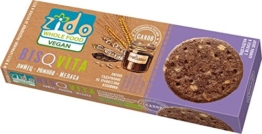 Zido Whole Food Bisqvita - Einkorn Johannisbrot und Melasse Jochannis bread Carob and molasses Cookie Vegan (1 Box x 115 gr) - 1