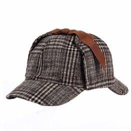 Unisex Sherlock Holmes Detective Hat Cosplay Zubehör Berets Zwei Brims Beret Deerstalker - 1