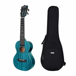 23 Zoll Konzert Ukulele Enya EUC-MAD Blau Ukulele mit Ukulele Strap Taste Solide Gloss Mahagoni Ukulele Blau - 1